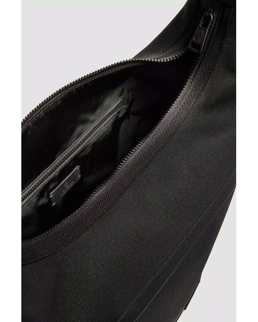 Moncler Black Nakoa Logo Patch Top Handle Bag for men