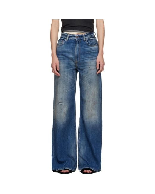 Acne Blue 2022 Regular Fit Jeans