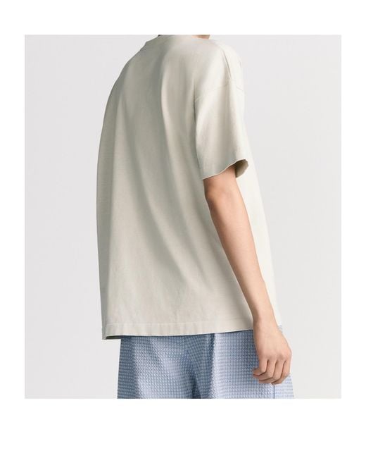Dior White Christian Couture T-Shirt, Relaxed Fit for men