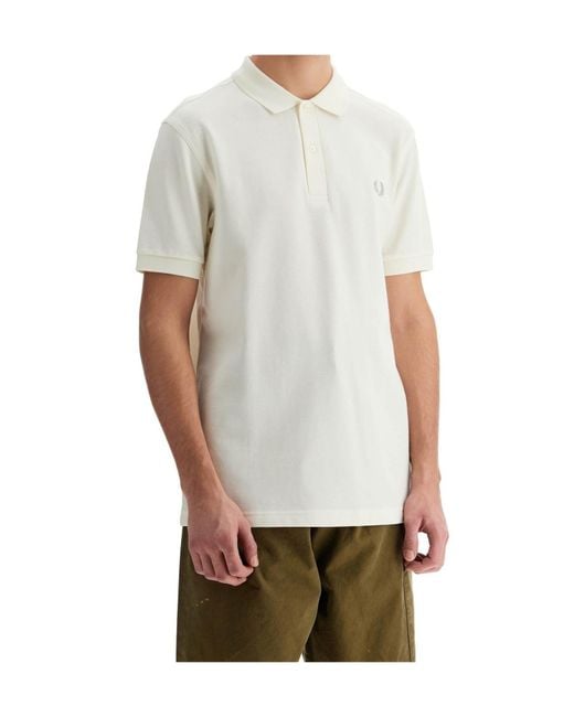 Comme des Garçons White Comme Des Garçons Shirt Logo Embroidered Knitted Polo Shirt for men