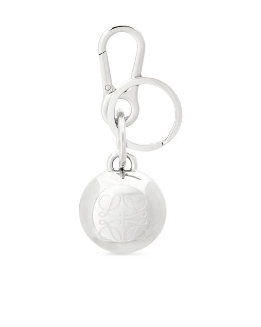Loewe White Pebble Keychain Bottle Opener for men