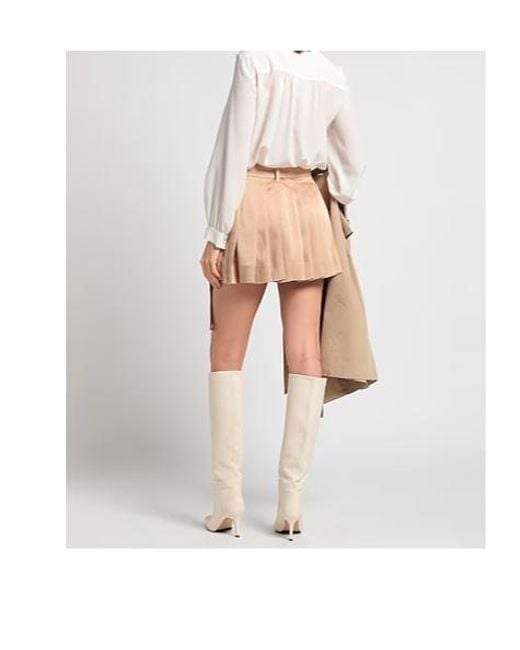 Burberry Natural Mini Skirts