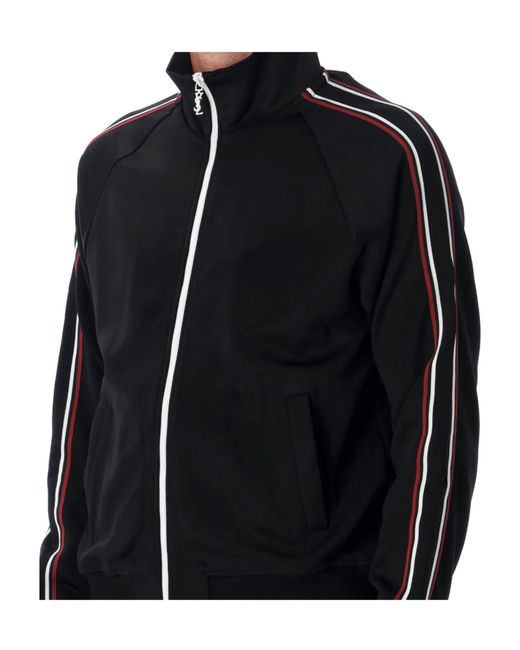 Saint Laurent Black Cassandre Track Jacket for men
