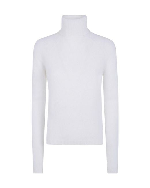 Baserange White Turtleneck Sweater
