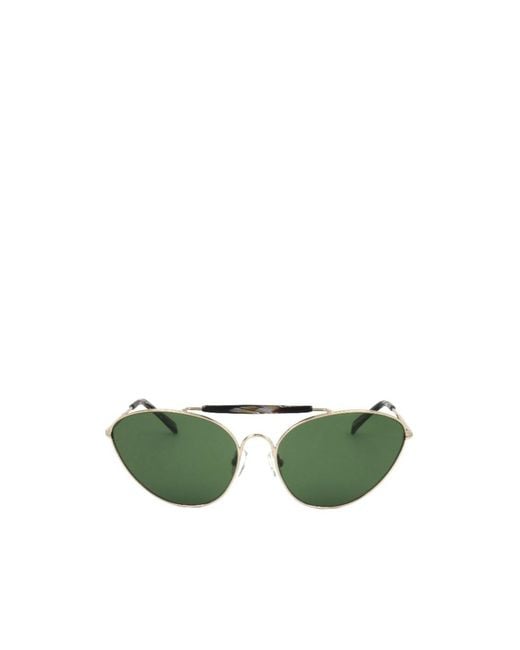 Dries Van Noten Green Full Frame Sunglasses