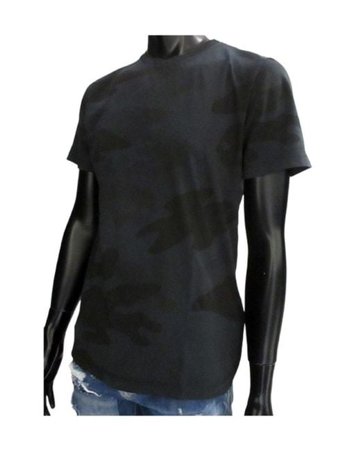 Hydrogen Black T-Shirt With Round Neck And Short Sleeves for men