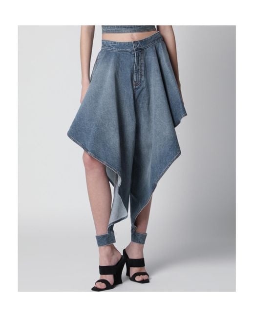Alaïa Blue Patchwork Jeans
