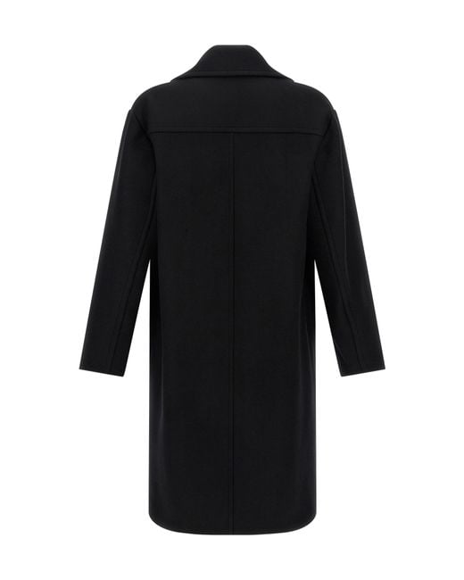 Dries Van Noten Black 'Racos' Coat for men