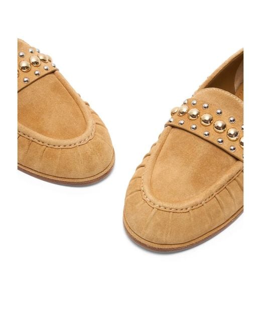 Stuart Weitzman Brown Perry Loafer