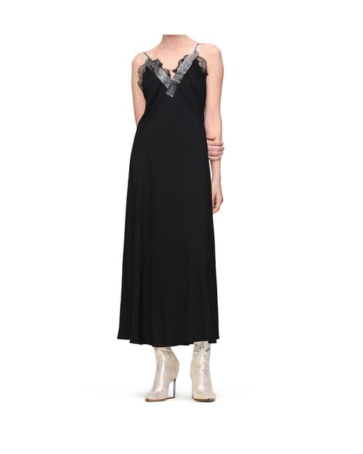 Maison Margiela Black Taped Slip Dress