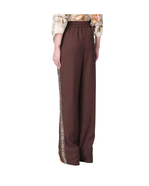 Etro Multicolor Wide-Leg Trousers