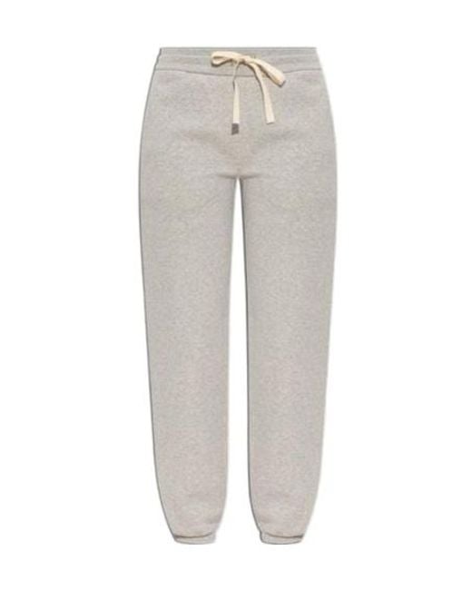 Jil Sander Gray Tapered Leg Sweatpants