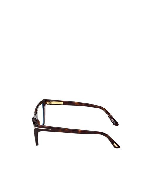 Tom Ford White Eyewear Cat Eye Frame Glasses
