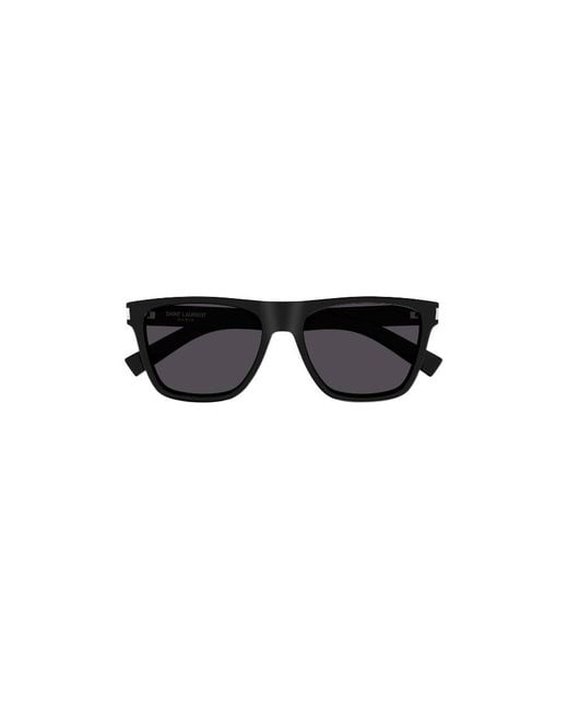 Saint Laurent Black Eyewear Square Frame Sunglasses for men