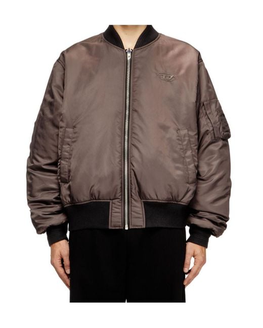 DIESEL Black Jackets for men