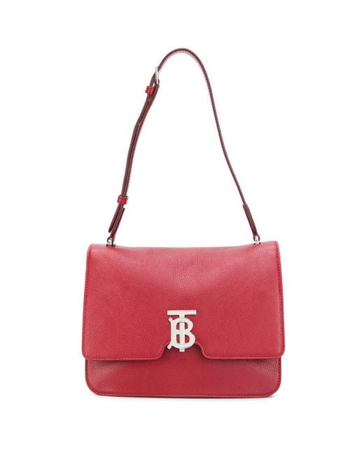 Burberry Red Medium Alice Shoulder Bag