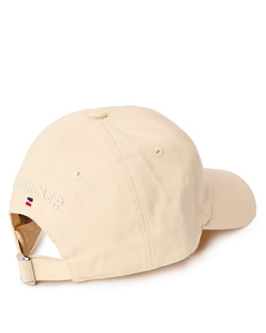 Moncler Pink Three-Logo Baseball Cap for men