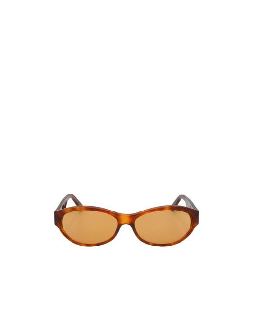 Marni Yellow Geometric Frame Sunglasses for men