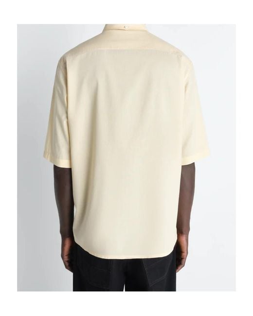 Lemaire Natural Short-Sleeved Shirt for men