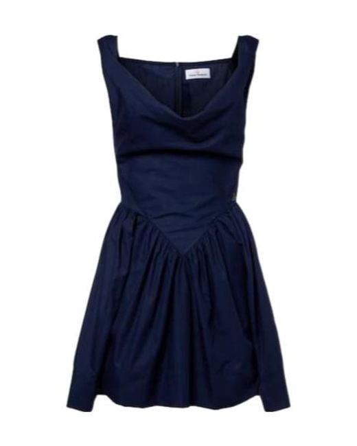 Vivienne Westwood Blue Sunday Cotton Minidress