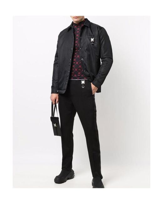 1017 ALYX 9SM Black 1017 9Sm Buckle Detailed Straight Leg Pants for men