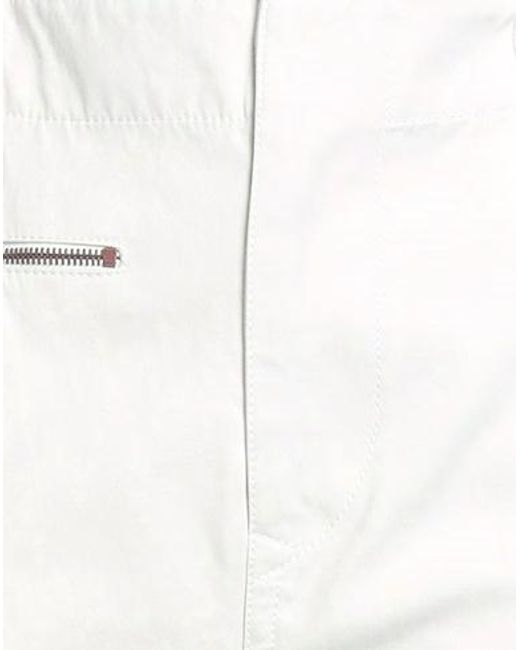Burberry White High Waist Shorts