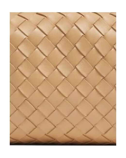 Bottega Veneta Natural Loop Small Intrecciato Crossbody Bag