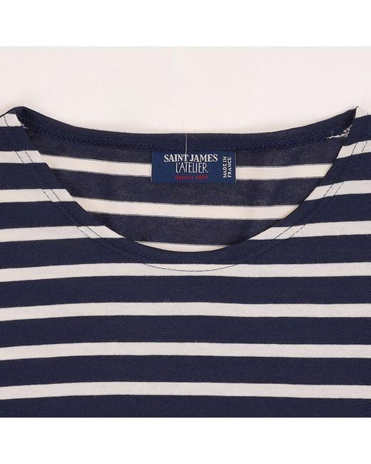 Saint James Blue Long-Sleeve T-Shirt