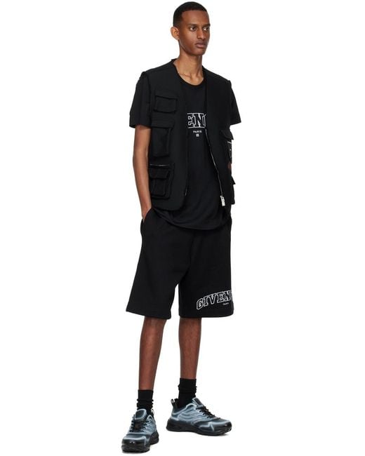 Givenchy Black Cotton Shorts for men