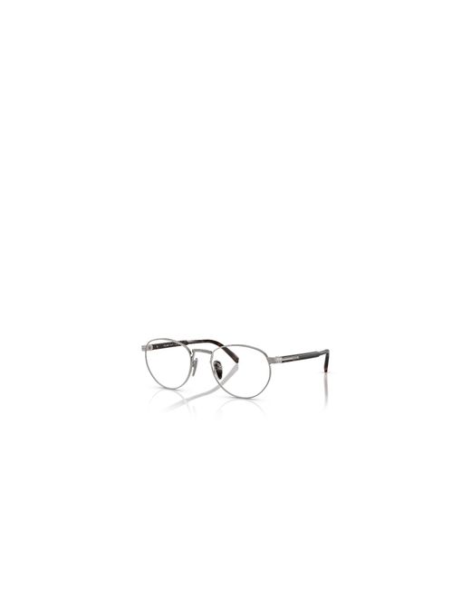 Prada White Eyewear Round Frame Glasses for men