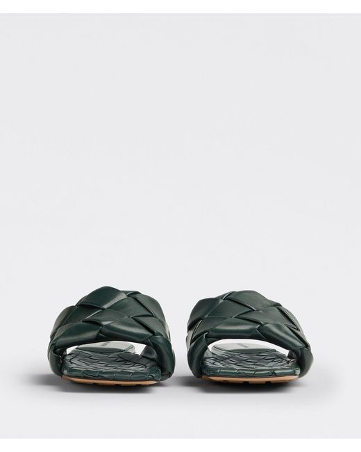 Bottega Veneta Green Bv Lido Flat Sandals