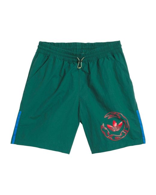 Adidas Originals Green Skate Shorts for men