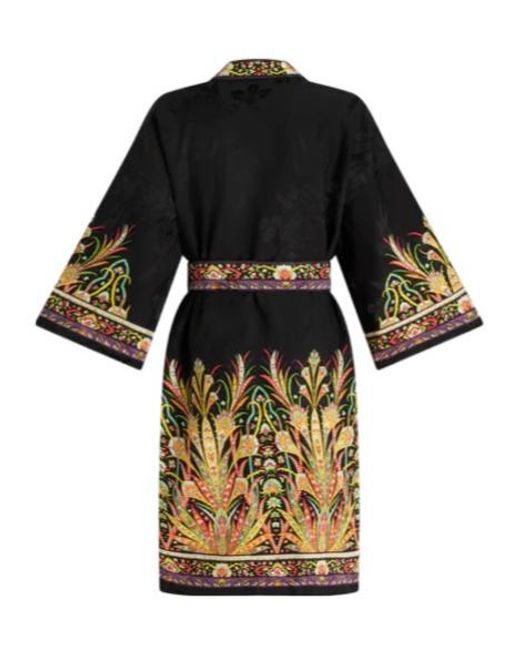 Etro Black Printed Pattern Casual Jacket