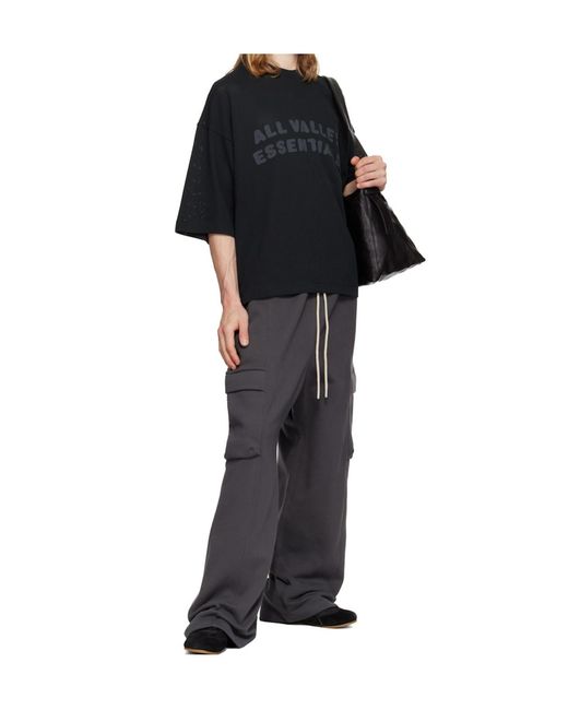 Fear Of God Gray Fleece Cargo Field Pant for men