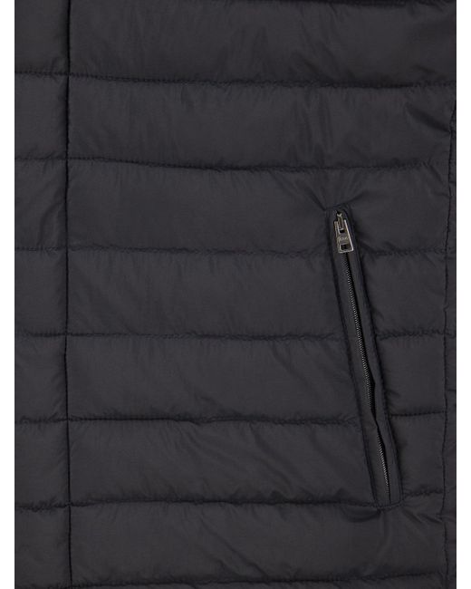 Herno Black Padded Quilted Vest Jacket for men