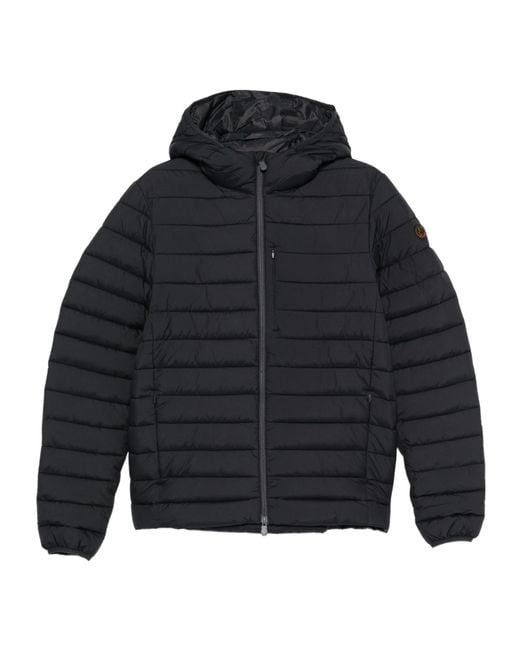 Save The Duck Gray Miro 21 Hooded Down Jacket for men