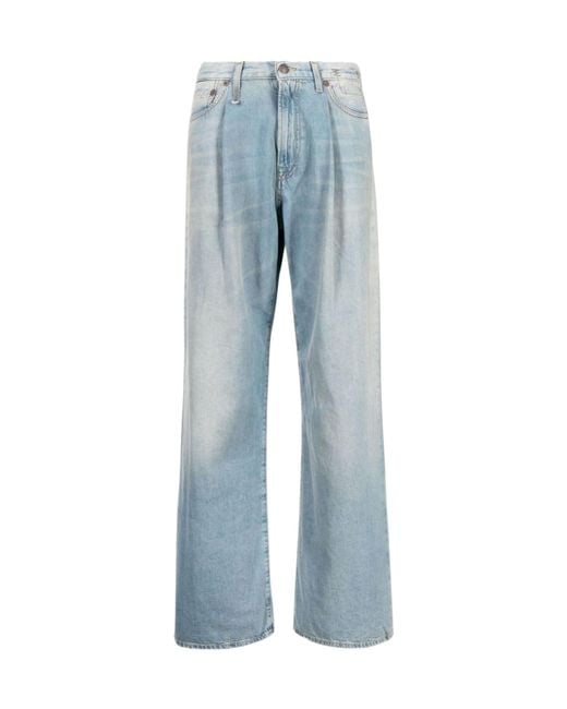 R13 Blue Belt-Loop Jeans