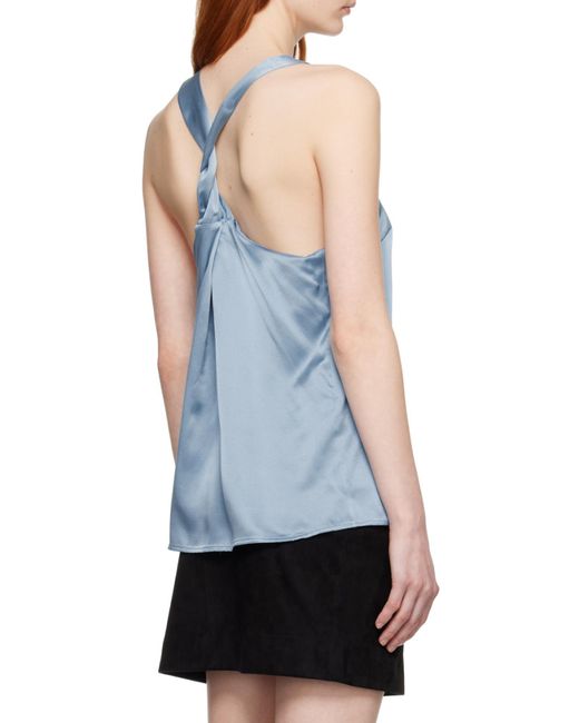 Loulou de Saison Blue Estor Sleeveless Top