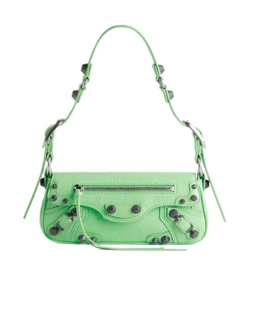 Balenciaga Green Le Cagole Xs Sling Bag