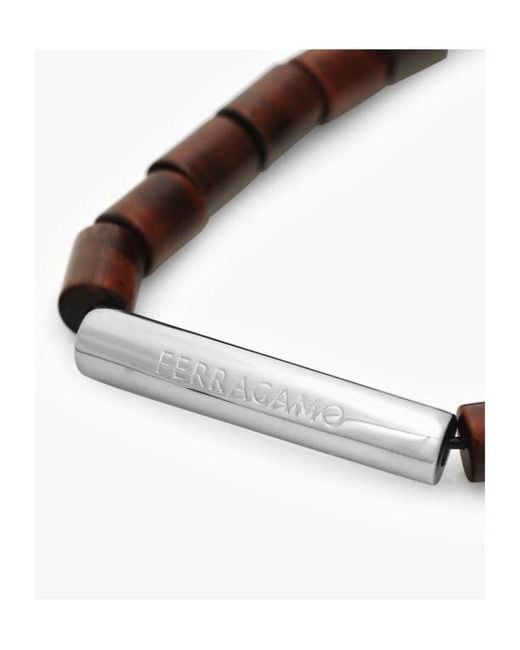Ferragamo Multicolor Stone Pattern Small Bracelet for men
