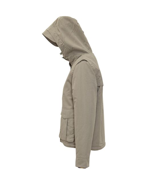 K-Way Gray Ideler Hooded Jacket