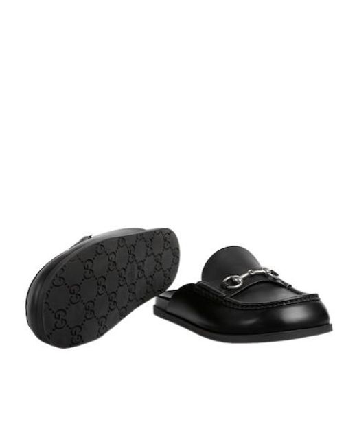 Gucci Black Slip-On Mules for men