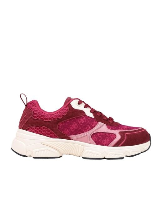 Guess Pink Indye2 Fltid2 Fab12 Sneakers