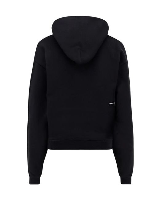 Coperni Black Logo Hooded Sweatshirt