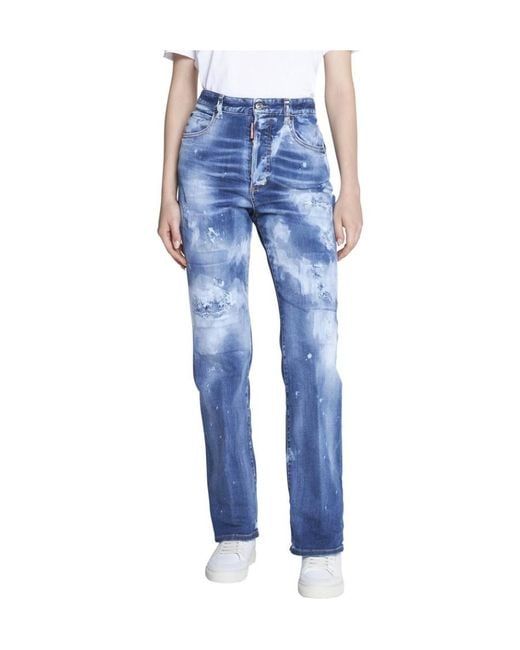 DSquared² Blue Roadie Jeans