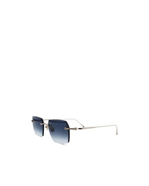 Matsuda White M5008 Rimless Frame Sunglasses for men