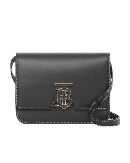 Burberry Black Small Tb Monogram Bag