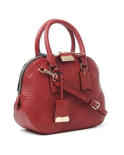 Burberry Red Logo Handbag