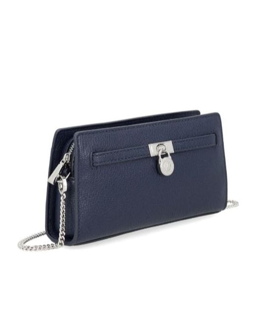 MICHAEL Michael Kors Blue Hamilton Moderne Extra Small Convertible Crossbody Bag