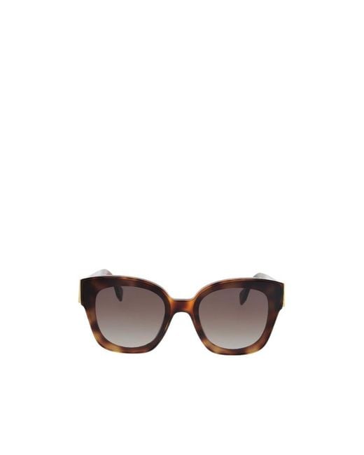 Fendi Multicolor Eyewear Square Frame Sunglasses